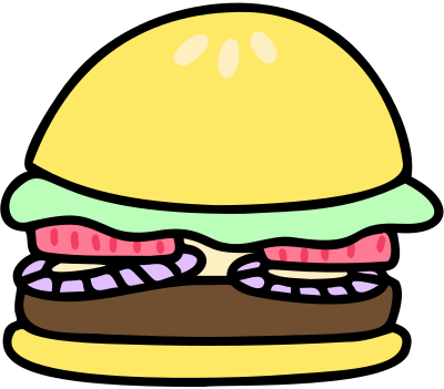 Cartoon Burger